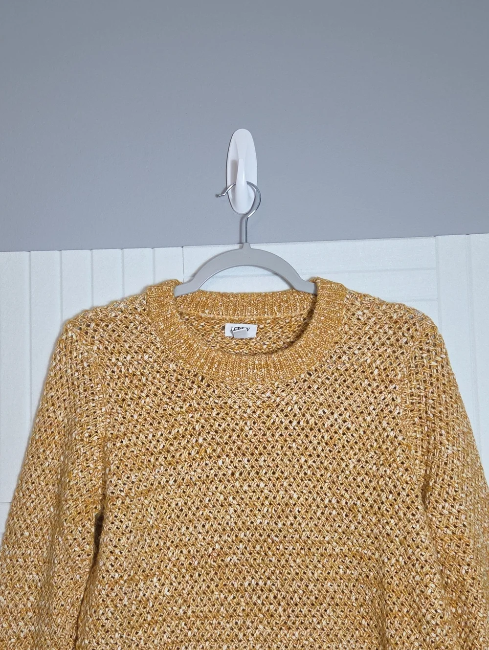 J. Crew Golden Yellow Knit Sweater Size M